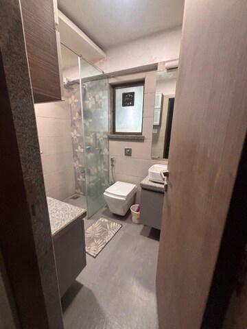 Bathroom in 3 BHK Apartment at PR Hira, Khar West – for Rent