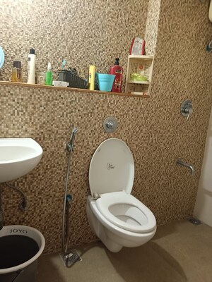 Bathroom in 1.5 BHK Apartment at Lodha Palava City Lakeshore Greens, Dombivli East – for Rent