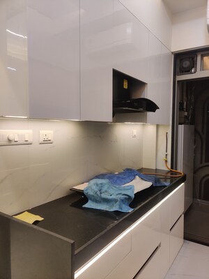 Kitchen in 3 BHK Apartment at Lodha Bel Air, Jogeshwari West – for Rent