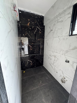 Bathroom in 1 BHK Apartment at Heena Vijaya Residency, Kharadi – for Rent