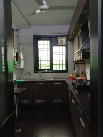 Kitchen in 3 BHK Builder Floor at East Of Kailash – for Rent