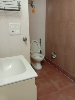 Bathroom in 3 BHK Builder Floor at East Of Kailash – for Rent