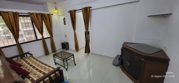 Living Room in 1 BHK Apartment at Happy Valley, Manpada – for Rent