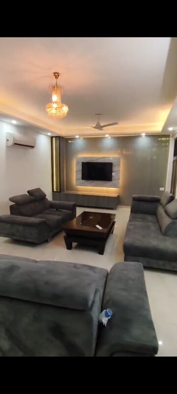 Living Room in 3 BHK Builder Floor at Freedom Fighters Enclave – for Rent