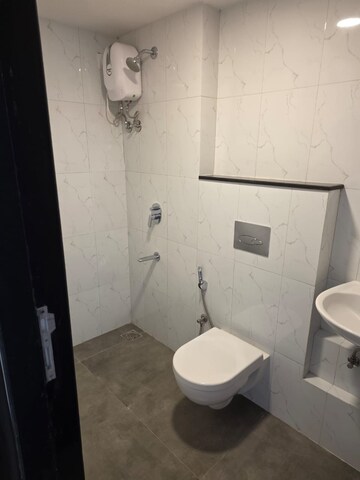 Bathroom in 1 BHK Apartment at Lodha Amara Tower 42 and 43, Kolshet Road – for Rent
