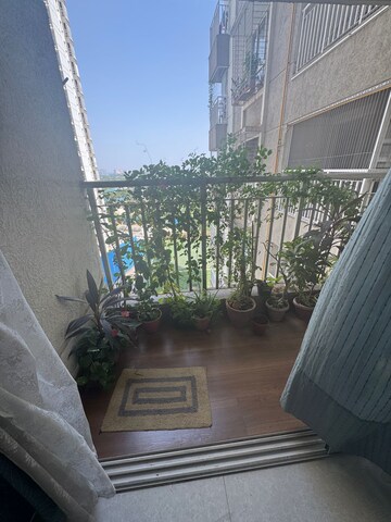 Balcony in 2 BHK Apartment at Lodha Amara, Kolshet Road – for Sale