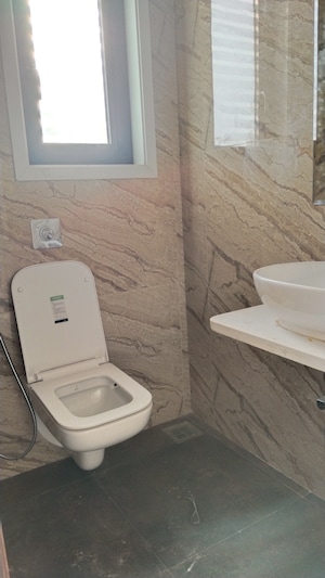 Attached Bathroom in 3 BHK Apartment at Sugee Indira, Dadar West – for Rent