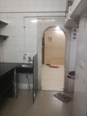 Bathroom in 1 BHK Apartment at Satya Vijay CHS, Bhandup West – for Rent
