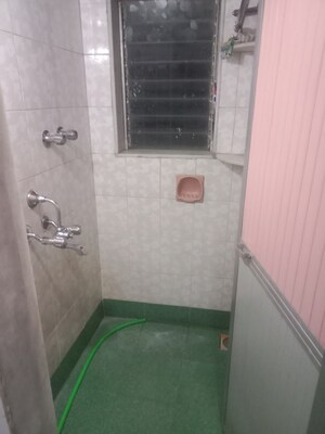 Bathroom in 1 BHK Apartment at Satya Vijay CHS, Bhandup West – for Rent