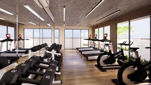 Gym in 1 BHK Apartment at Crystal Armus, Chembur – for Sale