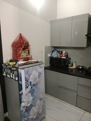 Kitchen in 1.5 BHK Builder Floor at Ansals Sushant City – for Rent