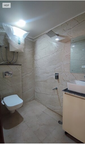Bathroom in 4 BHK Builder Floor at Chattarpur – for Rent