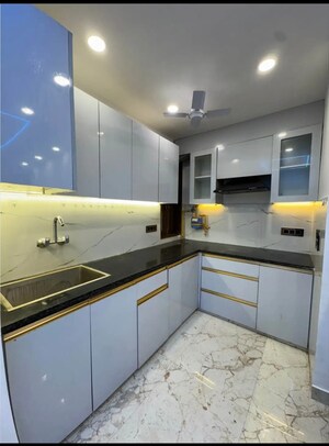 Kitchen in 2 BHK Builder Floor at Chattarpur – for Rent