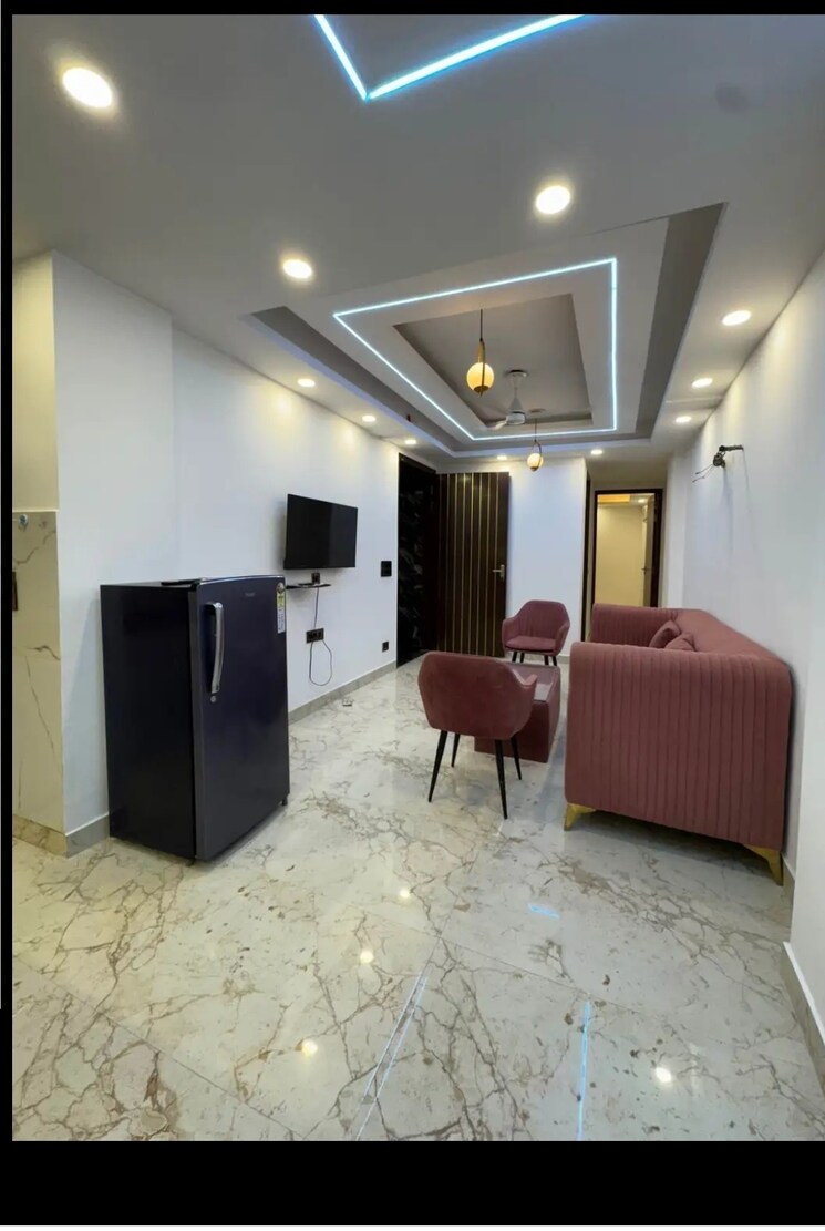 Living Room, chattarpur 2 Bedroom 800 Sq.Ft. Builder Floor In Chattarpur Delhi 9308338