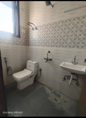Bathroom in 3 BHK Builder Floor at Chattarpur – for Rent
