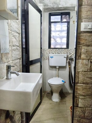 Bathroom in 1 BHK Apartment at Kaveri CHS Santacruz, Santacruz East – for Rent