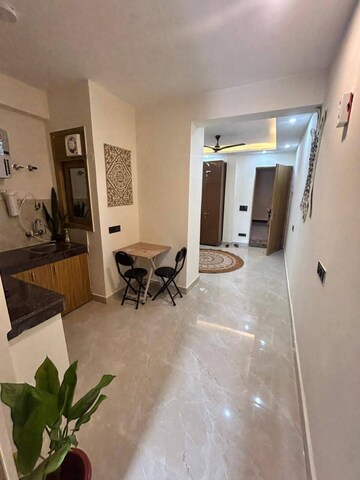 Living Room in 1 BHK Builder Floor at Saket – for Rent