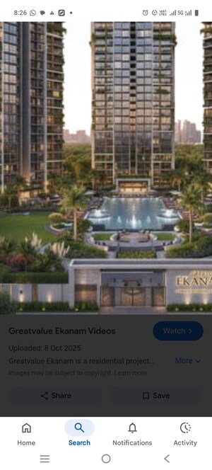 4 BHK Apartment For Sale in Great Value Ekanam, Sector 107