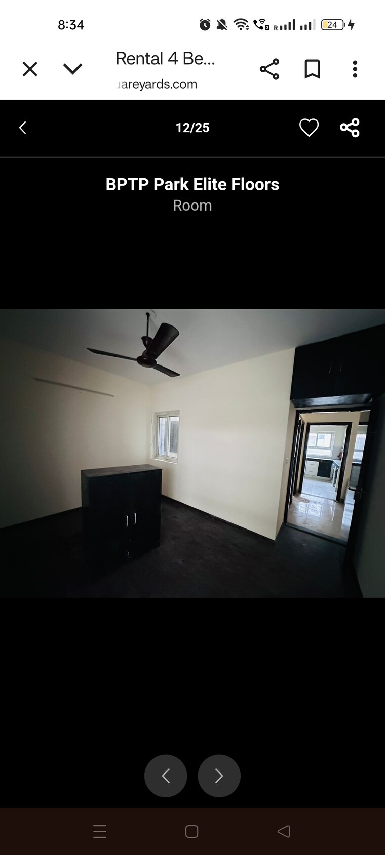 Room, bptp-park-elite-floors 3 Bedroom 2500 Sq.Yd. Builder Floor In Sector 85 Faridabad 9308374