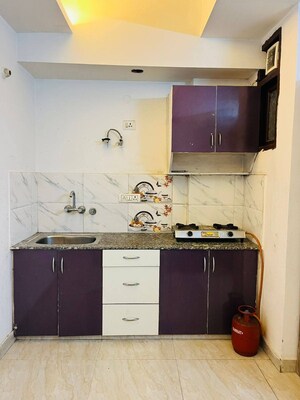 Kitchen in 1 BHK Builder Floor at Saket – for Rent