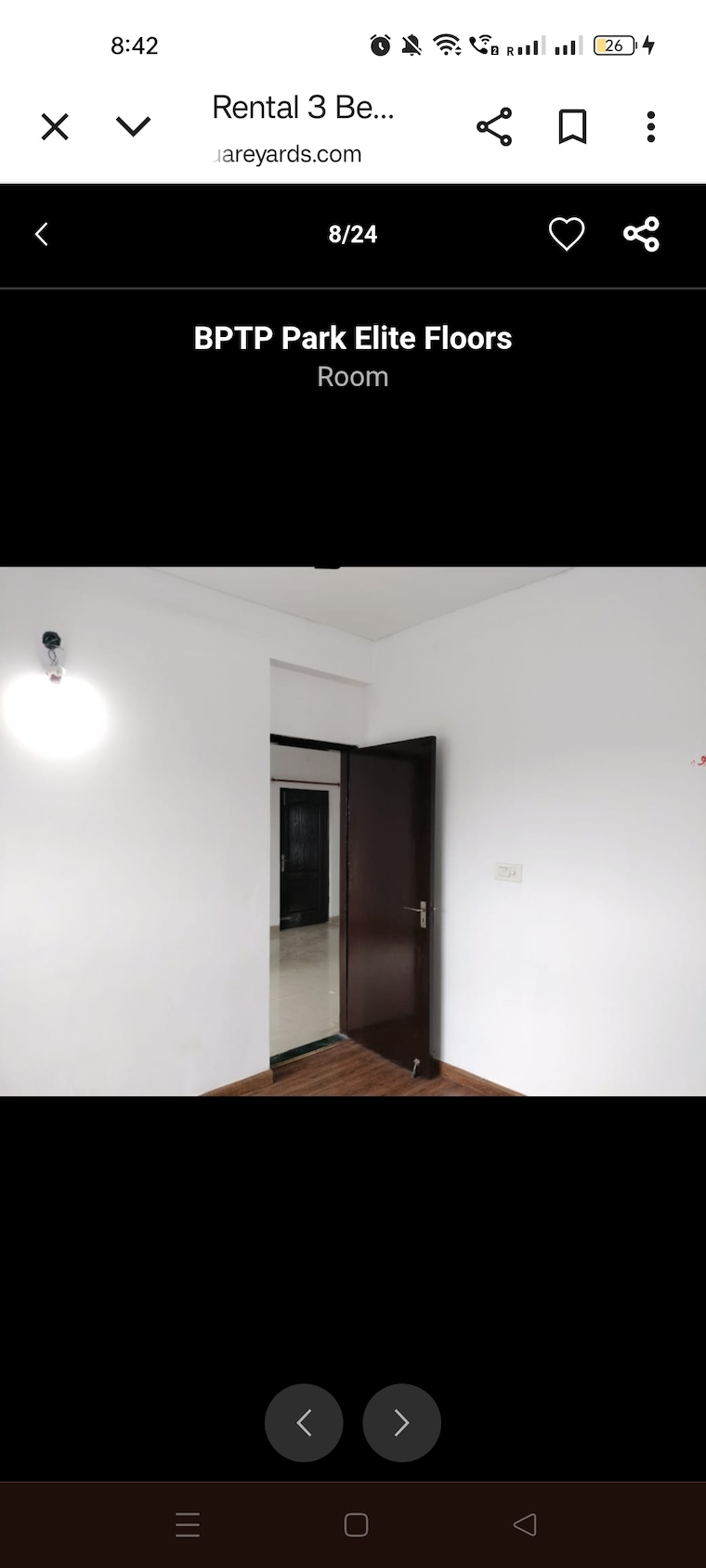 Room, bptp-park-elite-floors-sector-88 3 Bedroom 250 Sq.Yd. Builder Floor In Sector 88 Faridabad 9308381