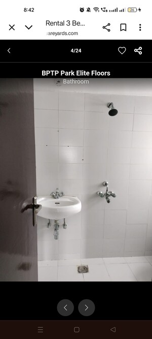 Bathroom in 3 BHK Builder Floor at BPTP Park Elite Floors Sector 88, Sector 88 – for Rent