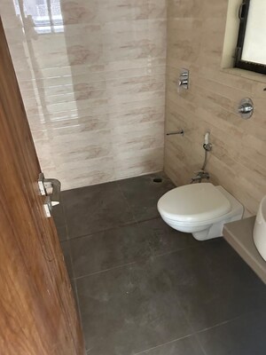 Bathroom in 3 BHK Apartment at Lotus Sky Garden, Malad West – for Rent