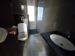 Bathroom in 3 BHK Apartment at Poulomi Avante, Kokapet – for Rent
