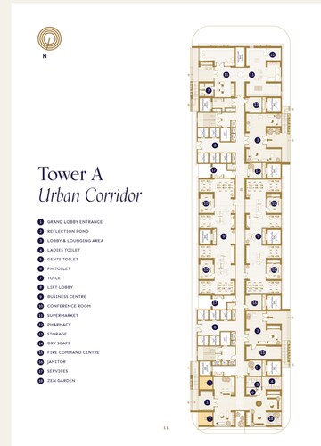 Master Plan in 3 BHK Apartment at ASBL Loft, Financial District – for Sale