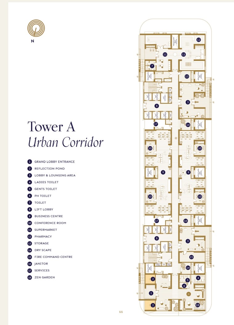 Master Plan, asbl-loft 3 Bedroom 1705 Sq.Ft. Apartment In Financial District Hyderabad 9308454