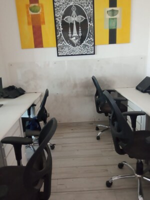 Team Area in  Office Space at Greenscape Cyber Code, Nerul – for Rent