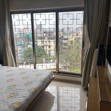 Balcony in 3 BHK Apartment at Shah Shanti Villa, Irla – for Rent
