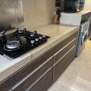 Kitchen in 3 BHK Apartment at Shah Shanti Villa, Irla – for Rent