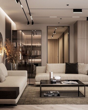 Living Room in 3 BHK Apartment at Tata La Vida, Sector 113 – for Sale