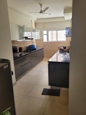 Kitchen in 4 BHK Apartment at Prestige High Fields, Gachibowli – for Rent