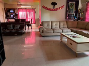 Living Room in 3 BHK Apartment at Amit Ved Vihar Phase 2, Kothrud – for Rent
