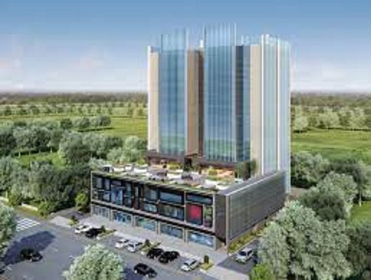 Exterior View, goyal-titanium-one Commercial Office Space 1100 Sq.Ft. In Bodakdev Ahmedabad 9308810