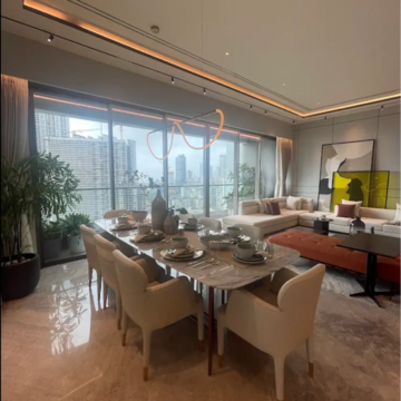 Living Room in 3 BHK Apartment at Mahalaxmi Arch, Mahalaxmi Racecourse – for Sale