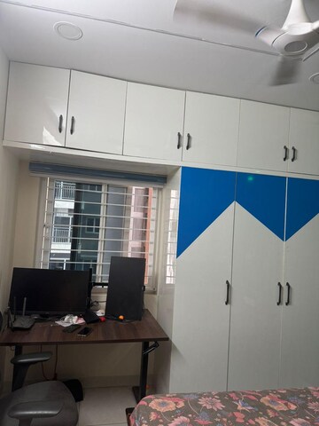 Bedroom in 2 BHK Apartment at Aparna Cyberscape, Nallagandla – for Rent
