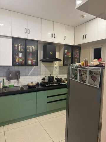 Kitchen in 2 BHK Apartment at Aparna Cyberscape, Nallagandla – for Rent