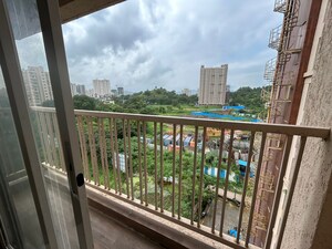 Balcony in 3 BHK Apartment at Sudarshan Sky Garden, Ghodbunder Road – for Rent