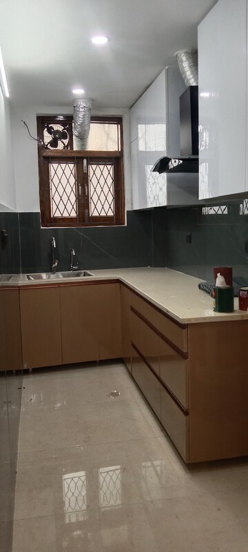 Kitchen in 2 BHK Builder Floor at Saket – for Rent