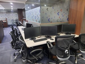 Team Area in  Office Space at Goyal Pinnacle Business Park , Prahlad Nagar – for Rent