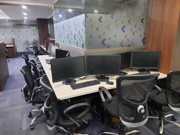 Team Area in  Office Space at Goyal Pinnacle Business Park , Prahlad Nagar – for Rent