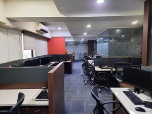 Team Area in  Office Space at Goyal Pinnacle Business Park , Prahlad Nagar – for Rent