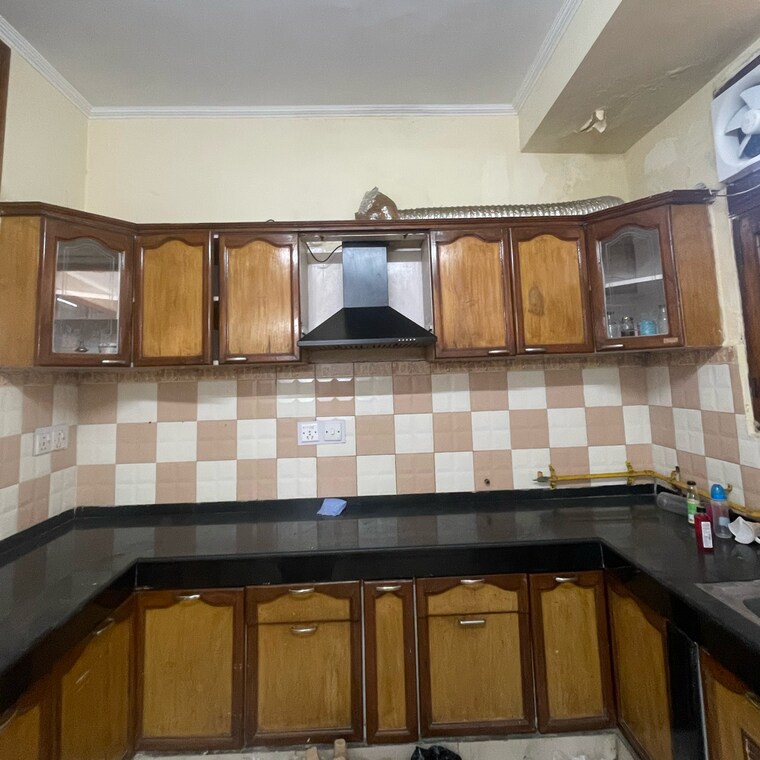 Kitchen, prabhu-apartments 3 Bedroom 1500 Sq.Ft. Apartment In Ankheer Faridabad 9308954