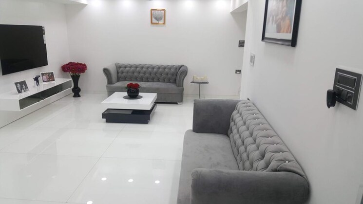 Living Room, atul-westernhills-villa 3.5 Bedroom 1990 Sq.Ft. Penthouse In Baner Pune 9308962