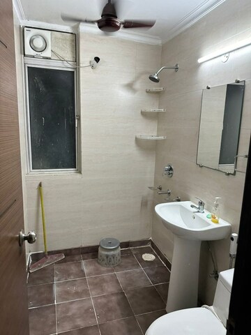 Bathroom in 2 BHK Apartment at Gulshan Bellina, Sector 16 Greater Noida – for Rent