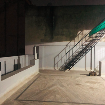 Terrace in 1.5 BHK Villa at Sector 22b – for Rent