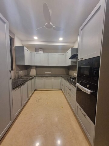 Kitchen in 3 BHK Builder Floor at Arya Chittaranjan Park, Kalkaji – for Rent